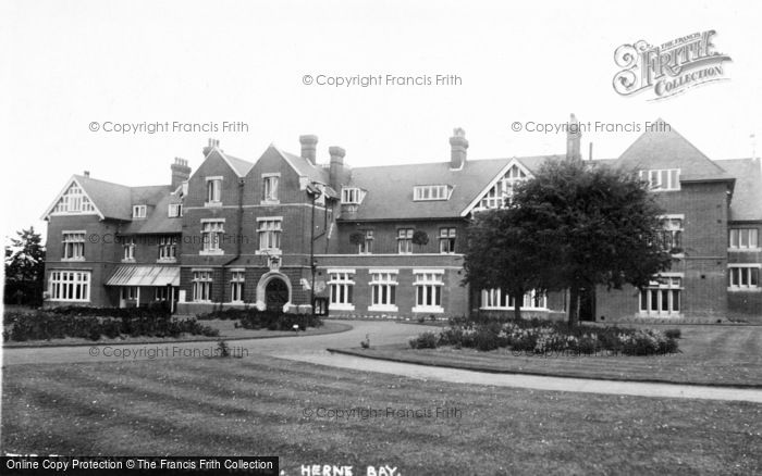Photo of Herne Bay, The Friendly Societies' Home c.1937