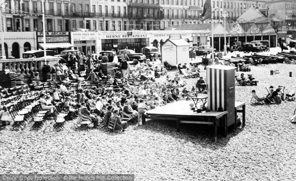 Photo of Herne Bay, the Punch and Judy Show c1955