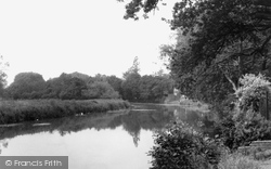 Hersham, River Mole c1960