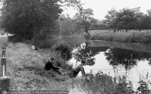 Photo of Hersham, River Mole c.1960