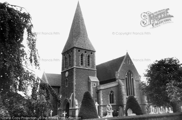Photo of Hersham, St Peter's Church c.1965