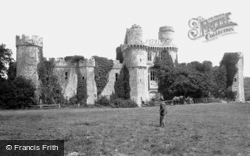 Castle, West Front 1890, Herstmonceux