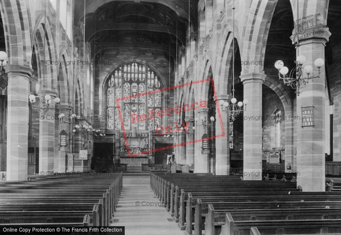 Photo of Hertford, All Saints Church Interior 1922