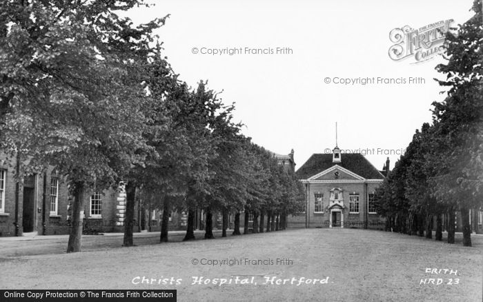 Photo of Hertford, Christ's Hospital c.1955