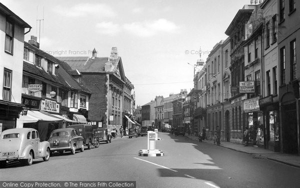 Photo of Hertford, Fore Street 1954
