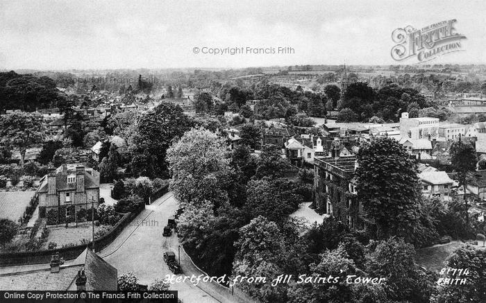 Photo of Hertford, From All Saints' Tower 1929