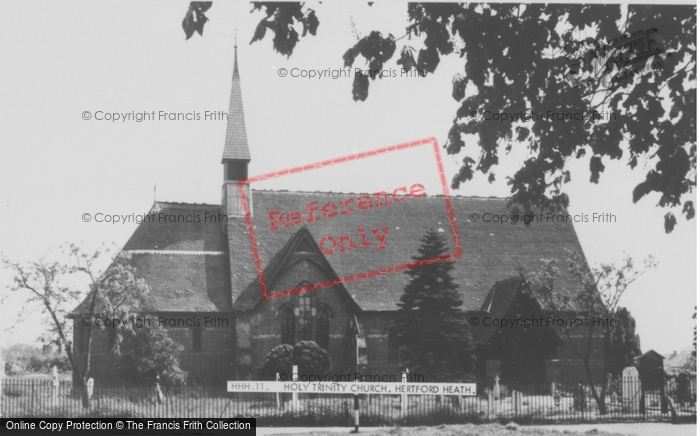 Photo of Hertford Heath, Holy Trinity Church c.1955