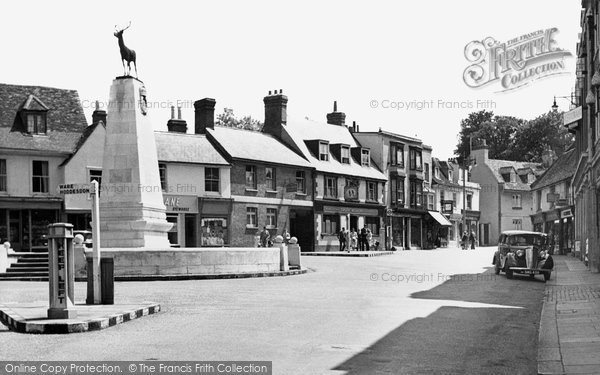 Photo of Hertford, Parliament Square c.1950