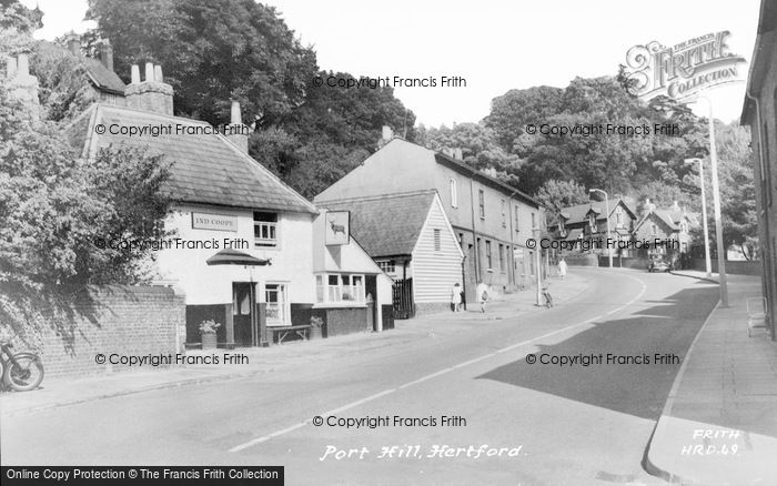 Photo of Hertford, Port Hill c.1960