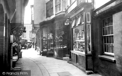 Shops In Honey Lane 1933, Hertford