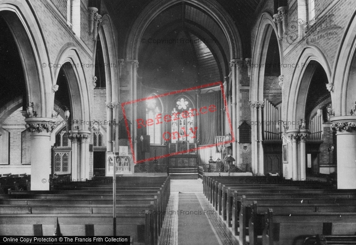 Photo of Hertford, St Andrew's Church Interior 1922