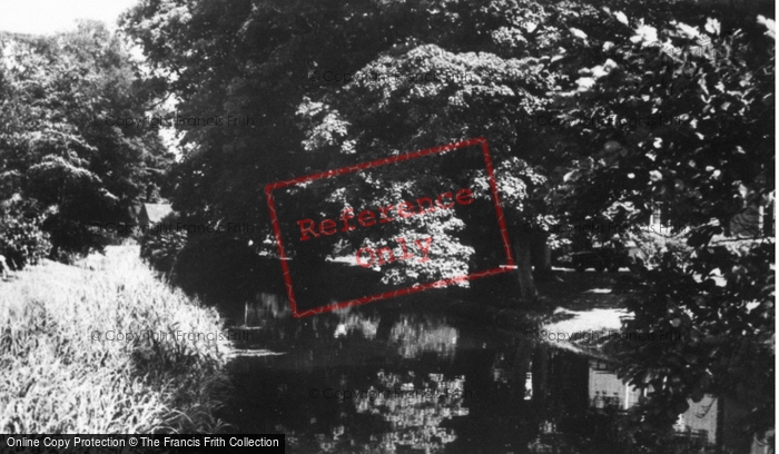 Photo of Hertford, The Castle Grounds And River c.1955