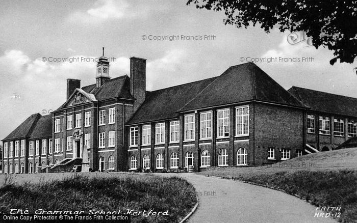 Photo of Hertford, The Grammar School c.1955