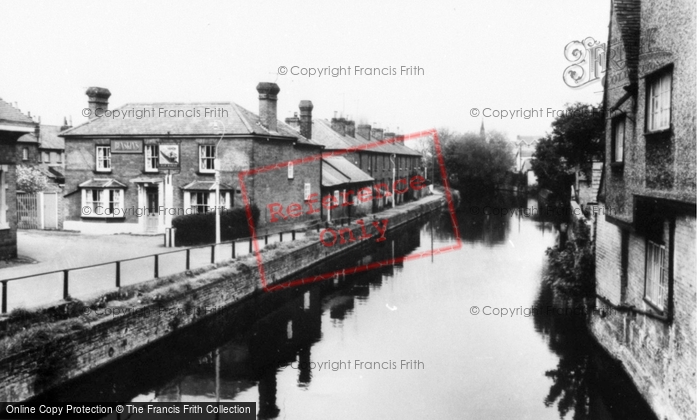 Photo of Hertford, The River Lea c.1960