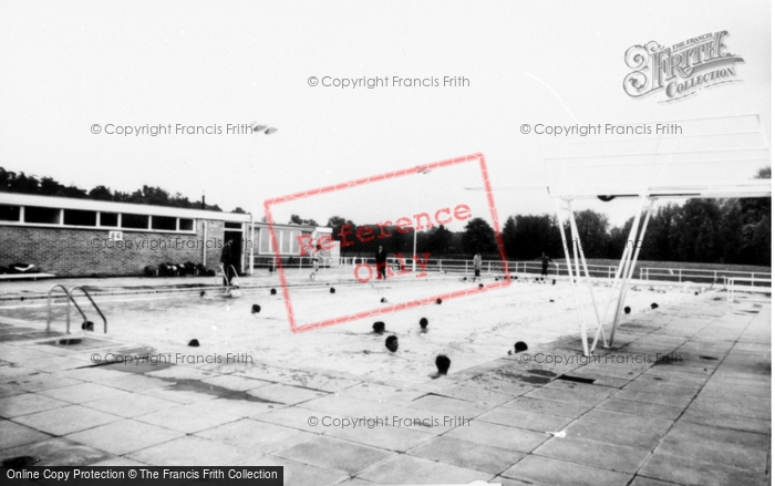 Photo of Hertford, The Swimming Pool c.1960