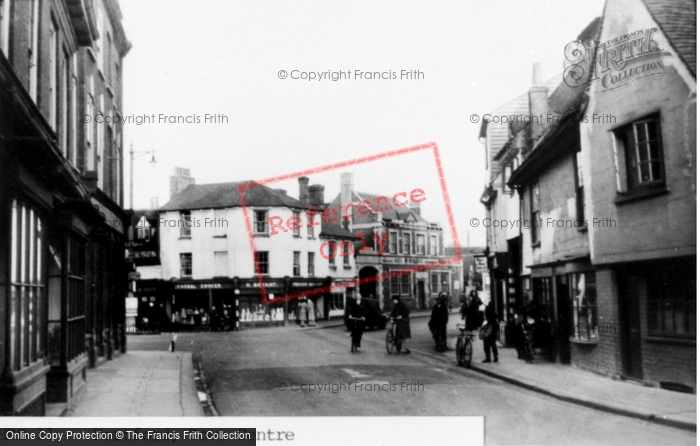 Photo of Hertford, The Town Centre c.1955