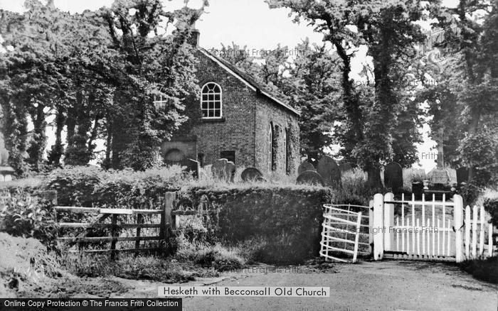 Photo of Hesketh Bank, Becconsall Old Church c.1939