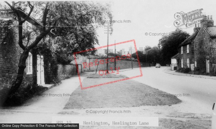 Photo of Heslington, Heslington Lane c.1965