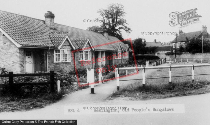 Photo of Heslington, The Old People's Bungalows c.1965