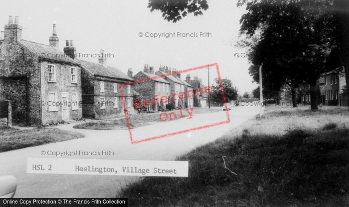 Photo of Heslington, The Village c.1965