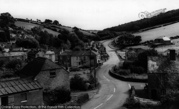 Photo of Hessenford, The Village c.1955