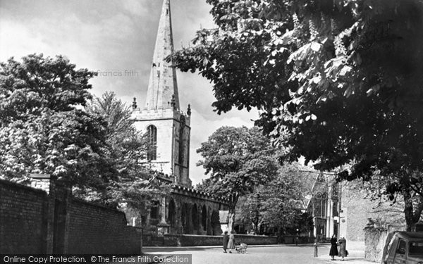 Photo of Hessle, The Church c.1955