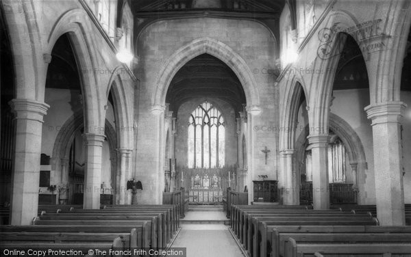Photo of Hessle, the Church interior c1965