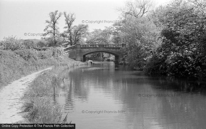 Photo of Hest Bank, Bridge Over Canal c.1955