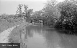Bridge Over Canal c.1955, Hest Bank