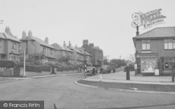 Station Road And Post Office c.1955, Hest Bank