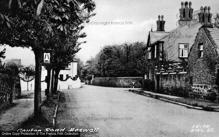 Photo of Heswall, Gayton Road c.1955