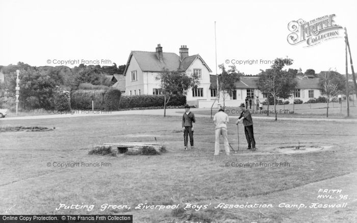 Photo of Heswall, Liverpool Boys' Association Camp Putting Green c.1960