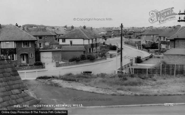 Photo of Heswall, Northway, Heswall Hills c.1965
