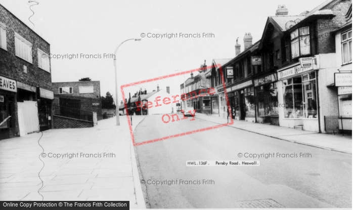 Photo of Heswall, Pensby Road c.1965
