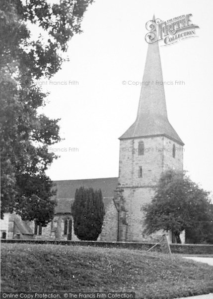 Photo of Hever, St Peter's Church c.1955