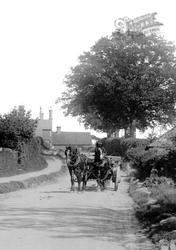 Working Horses In The Village 1906, Hever