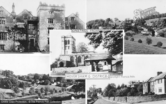 Photo of Heversham, Composite c.1955