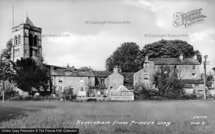 Photo of Heversham, From Prince's Way c.1955