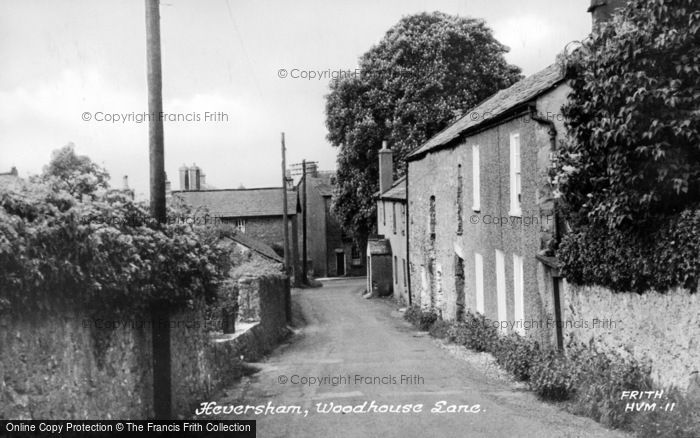 Photo of Heversham, Woodhouse Lane c.1955