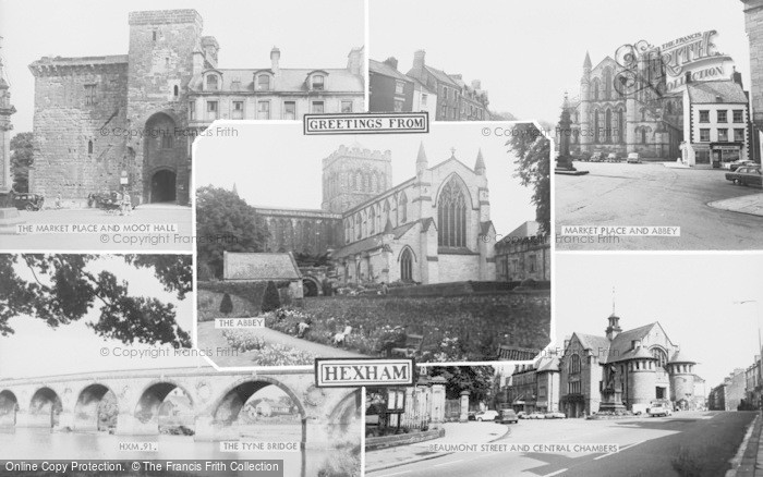 Photo of Hexham, Composite c.1960
