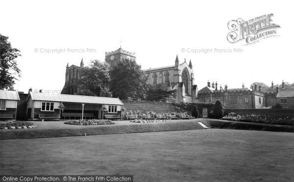 Photo of Hexham, The Abbey And Bowling Green c.1960