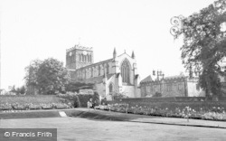 The Abbey And Bowling Green c.1960, Hexham