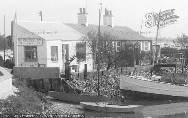 Photo of Heybridge Basin, Basin Yacht Store And Quarter Deck Cafe c.1960