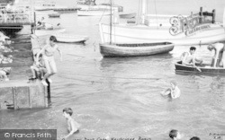 Bathing From The Quarter Deck Cafe c.1960, Heybridge Basin