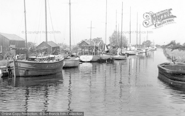 Photo of Heybridge Basin, Canal c.1950