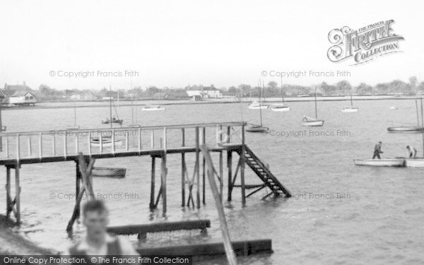 Photo of Heybridge Basin, View From Sailing Club c.1950
