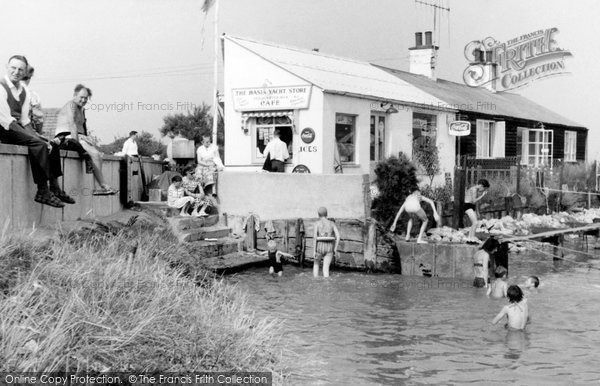 Photo of Heybridge Basin, Yacht Store And Quarter Deck Café c.1960