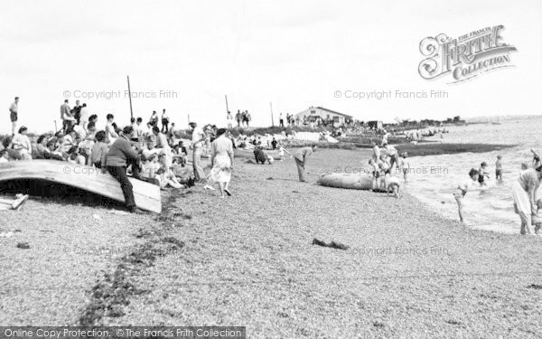 Photo of Heybridge, Bathing Beach c.1955