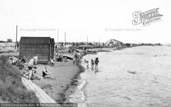 Photo of Heybridge, Mill Beach c.1955