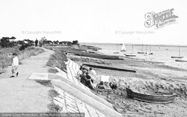 Photo of Heybridge, Mill Beach c.1955